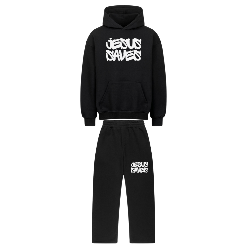 Jesus saves Hoodie+Jogger Make-Hope