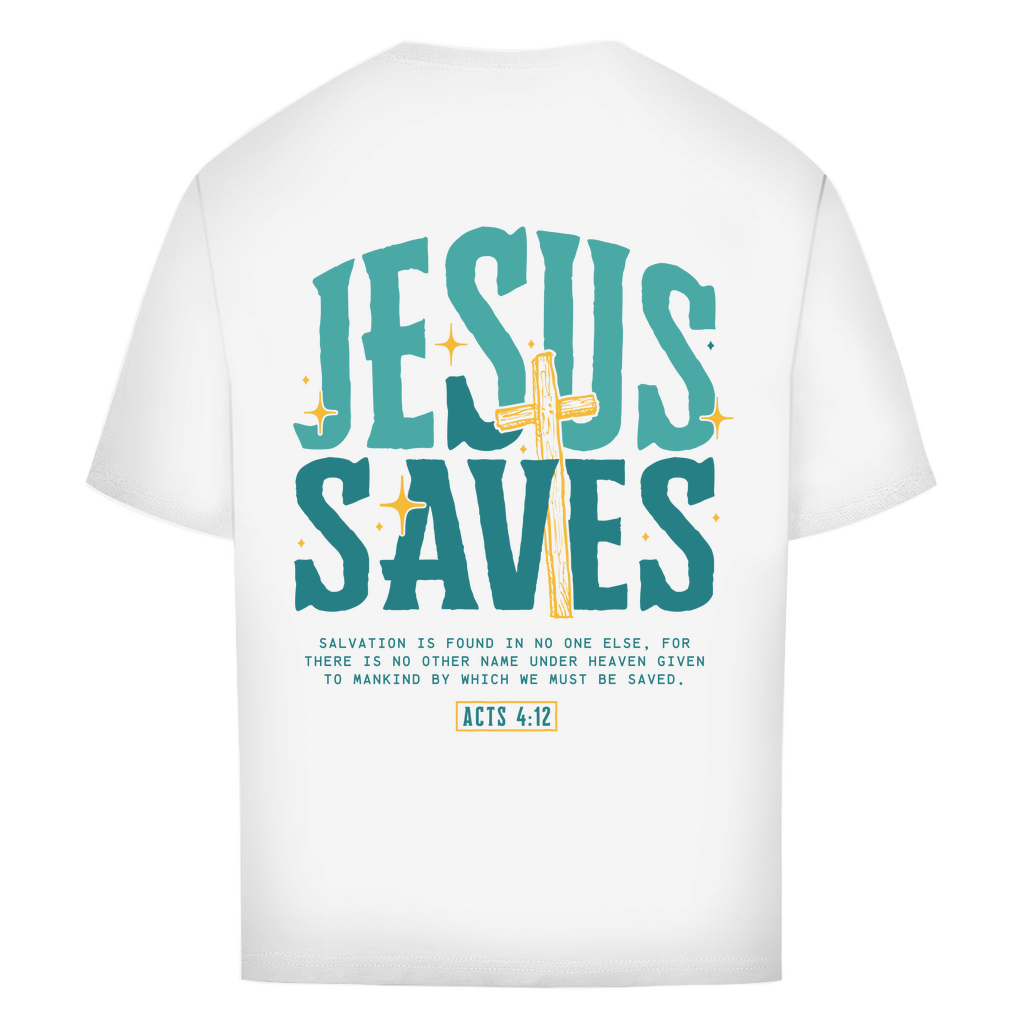 Jesus saves Oversize T-Shirt Printegy