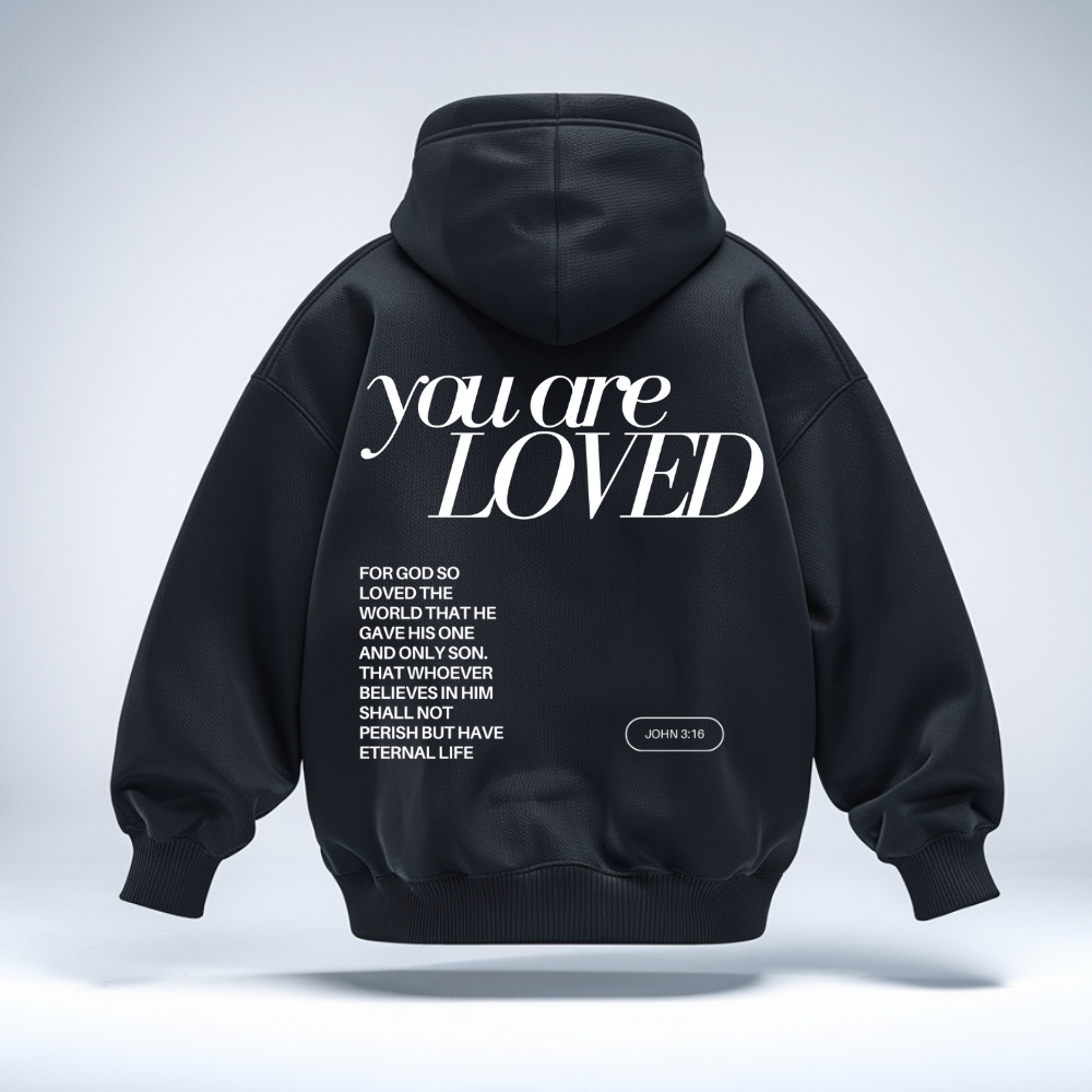 You are Loved Oversized Hoodie MarketPrint