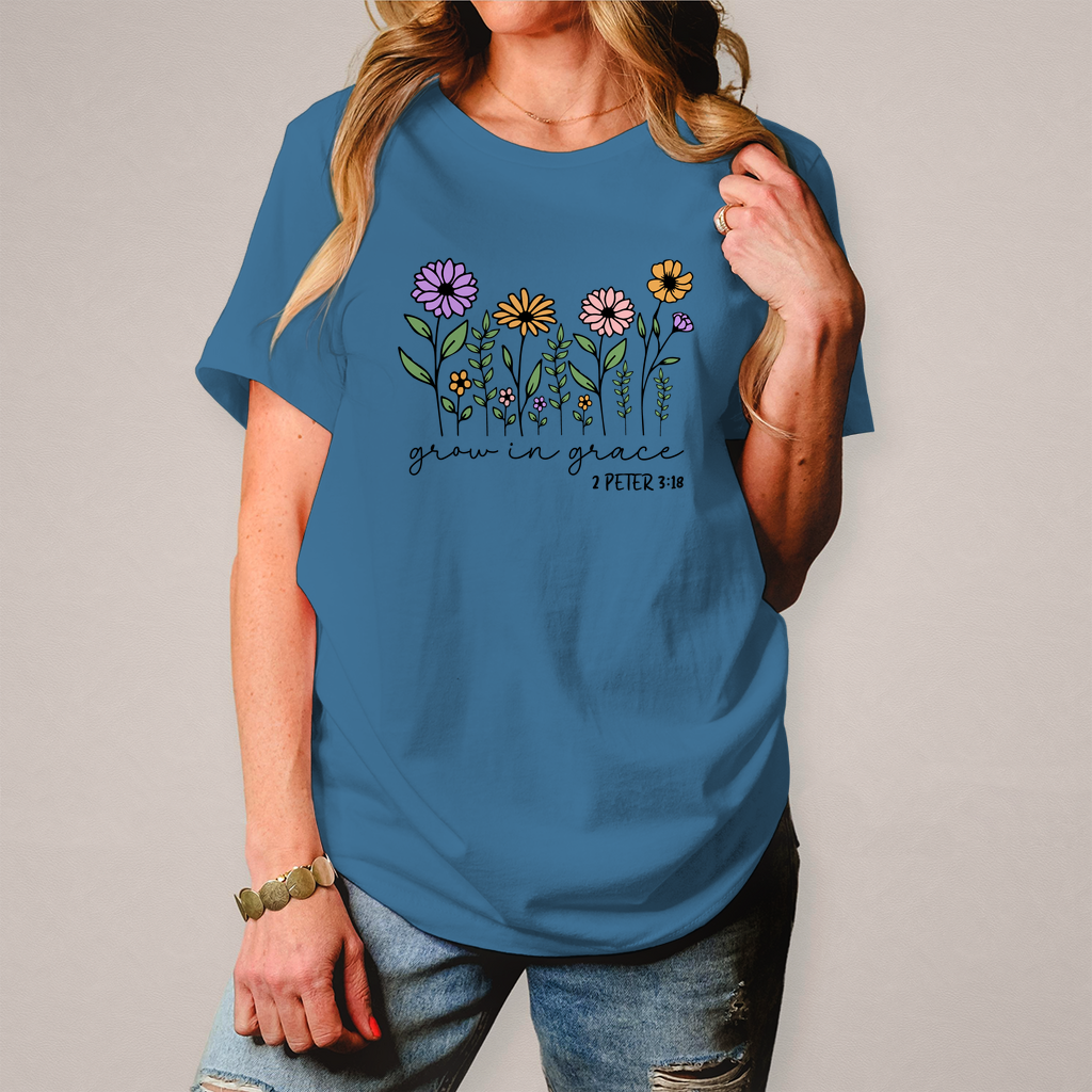 Grow in Grace Frauen Shirt Printegy