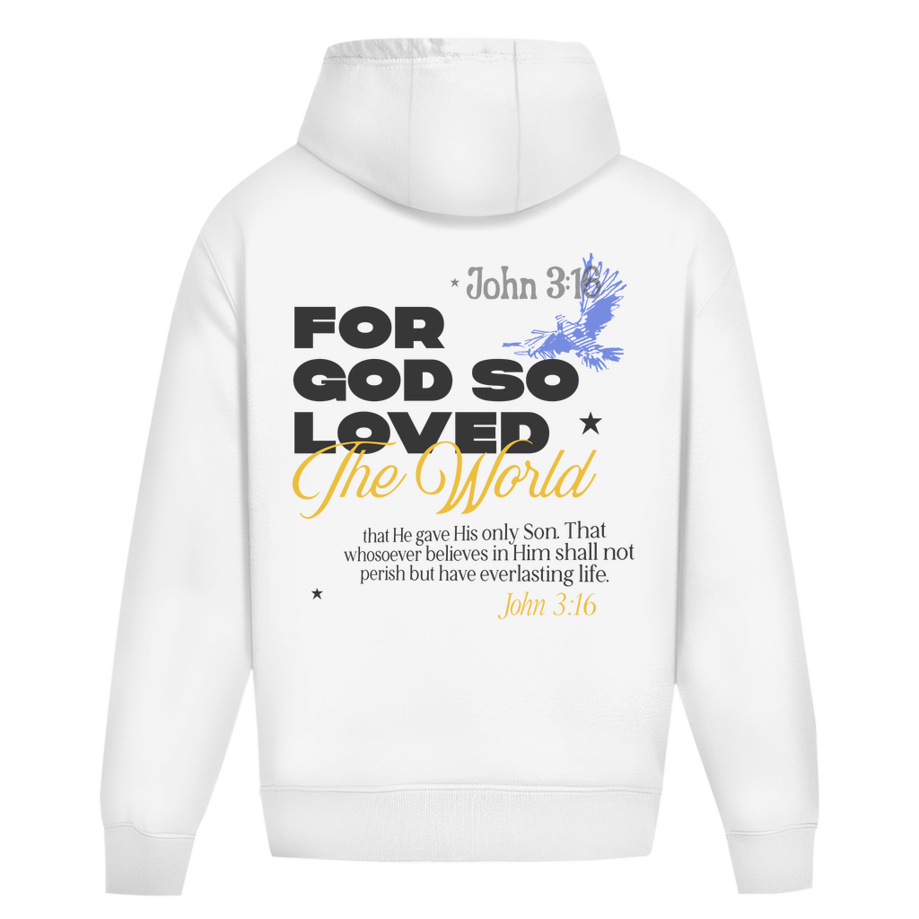 God so loved Oversize Hoodie Printegy