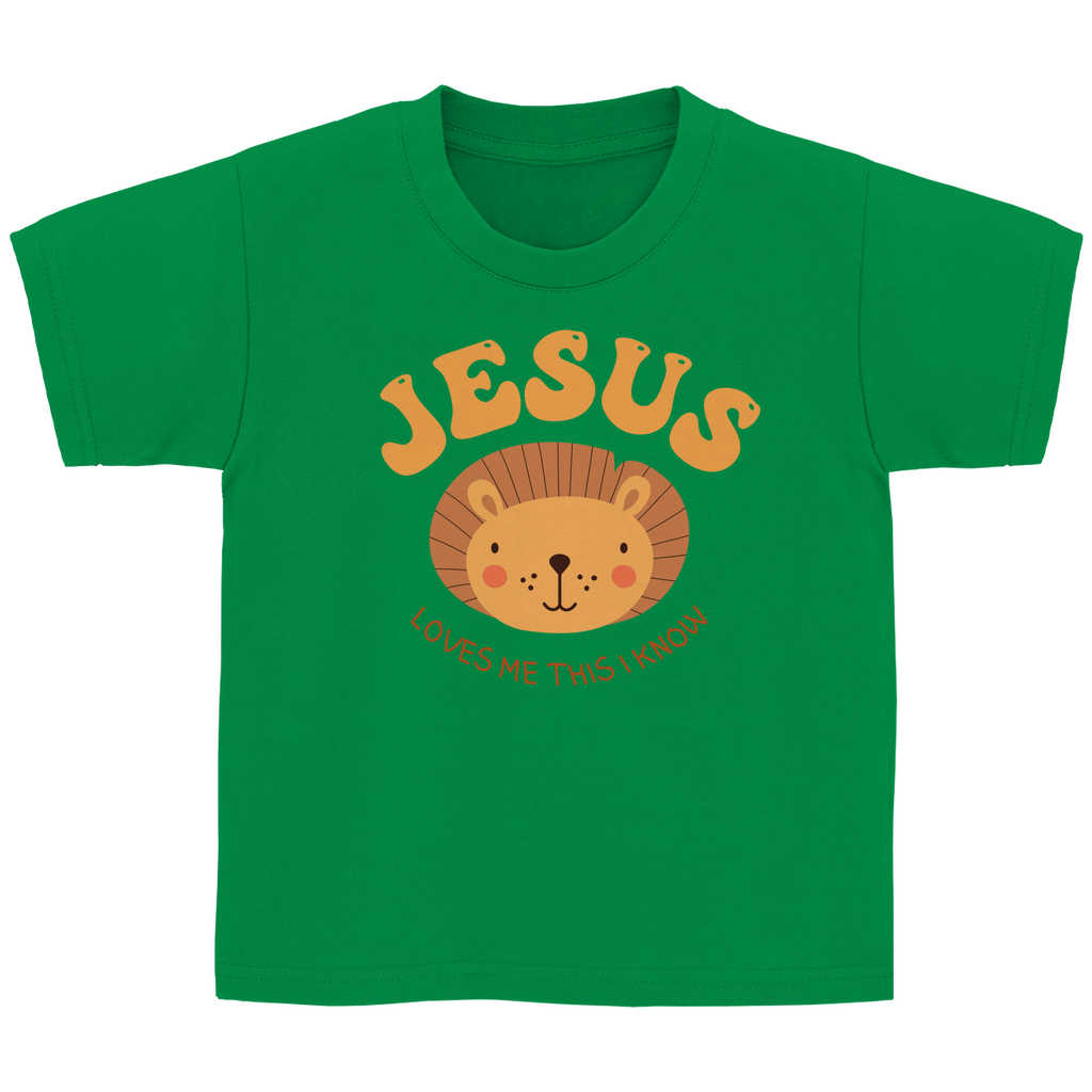 Jesus Löwe Kinder T-Shirt Printegy