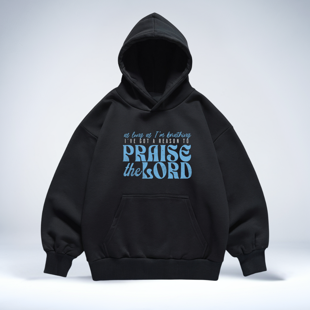 Praise the Lord Oversized Hoodie MarketPrint