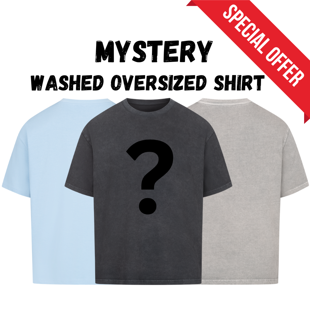 Mystery Washed Oversized Shirts Make-Hope