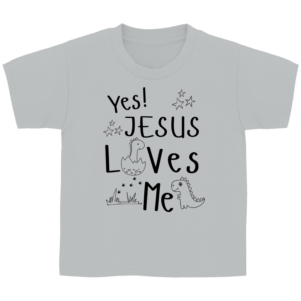 God loves me Kinder T-Shirt Printegy