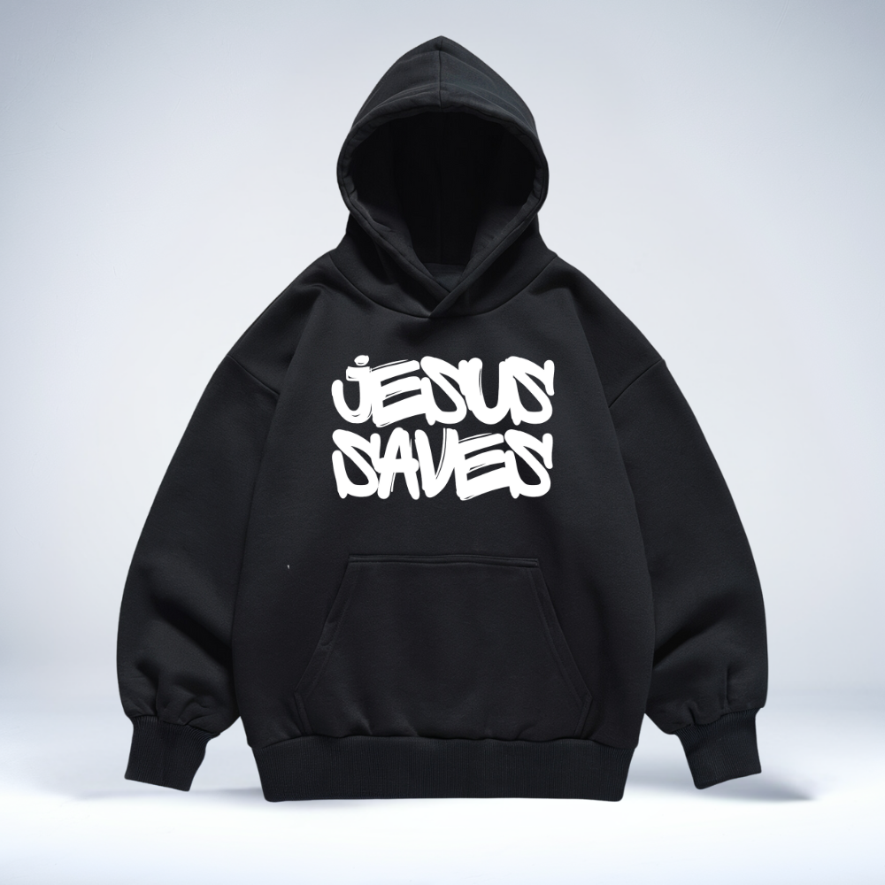 Jesus saves Oversized Hoodie MarketPrint