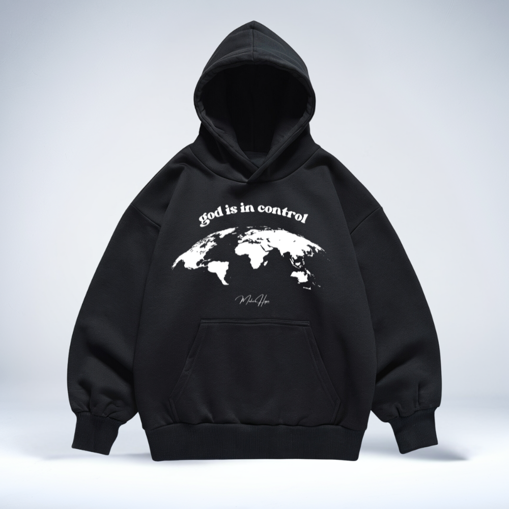 God is in control Oversized Hoodie MarketPrint