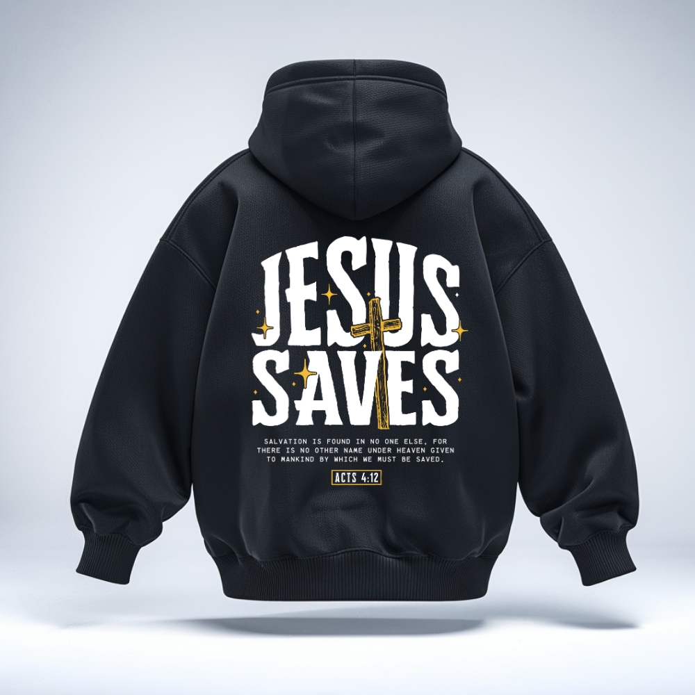 Jesus saves Oversize Hoodie Printegy