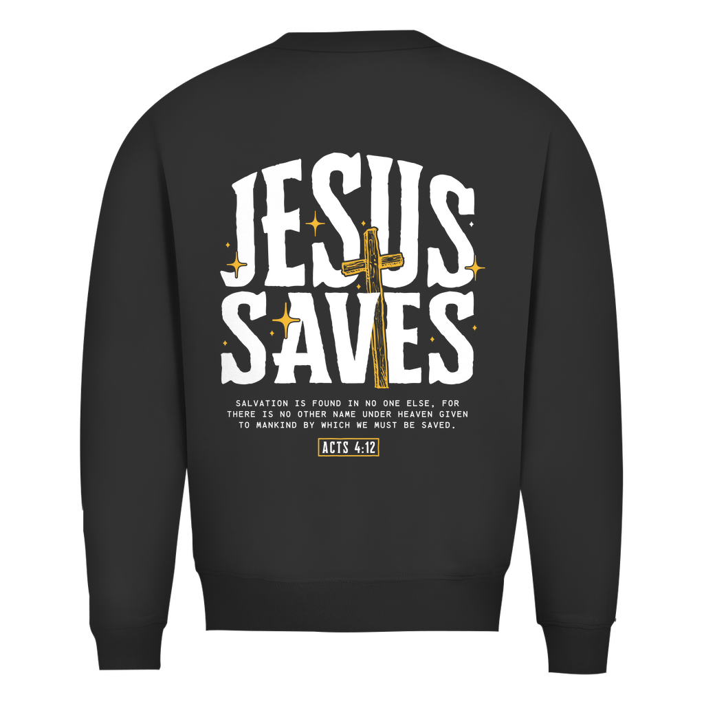 Jesus saves Sweatshirt Printegy