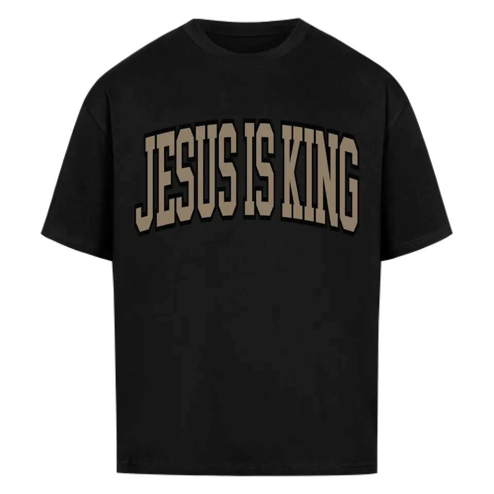 Jesus is King Oversized Shirt Marketprint