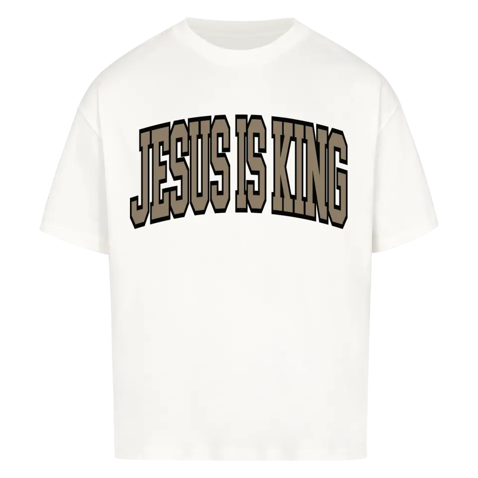 Jesus is King Oversized Shirt Marketprint