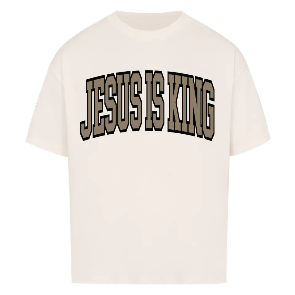 Jesus is King Oversized Shirt Marketprint