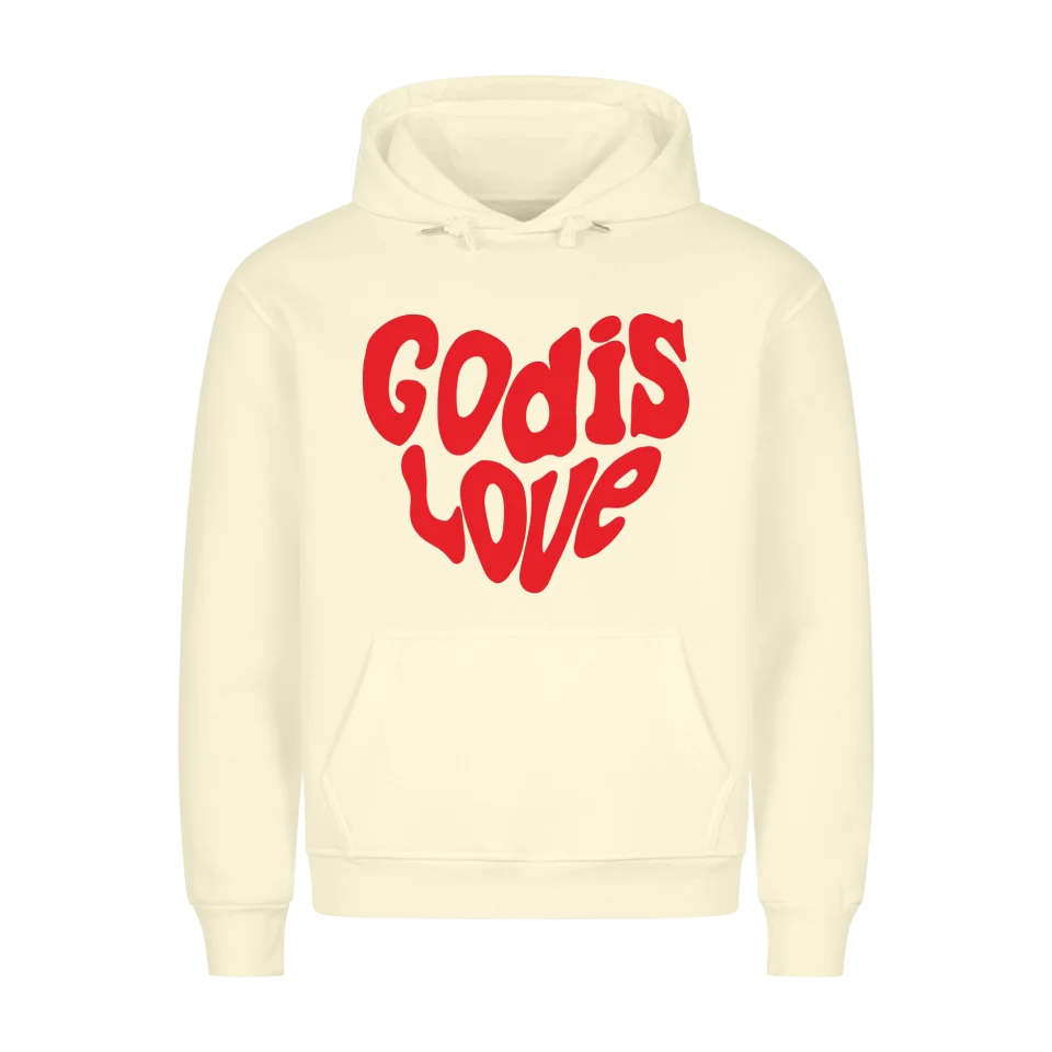 God is love Unisex Hoodie Marketprint