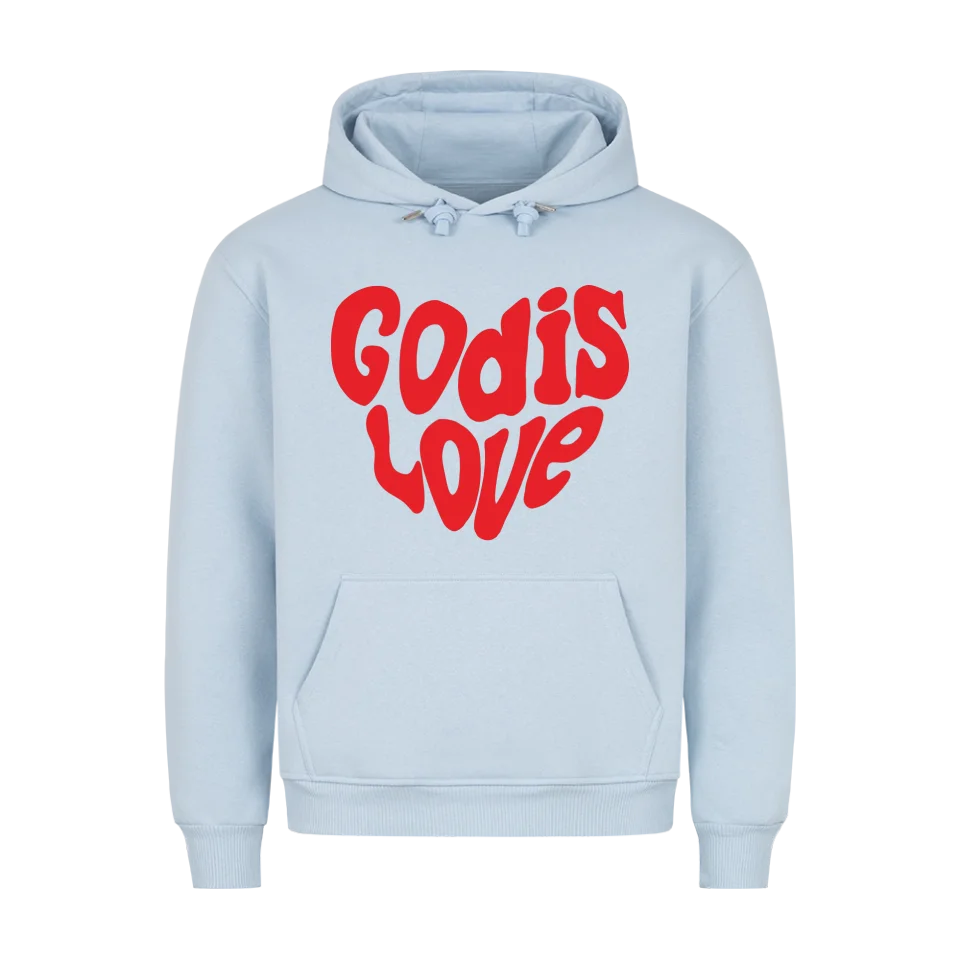 God is love Unisex Hoodie Marketprint