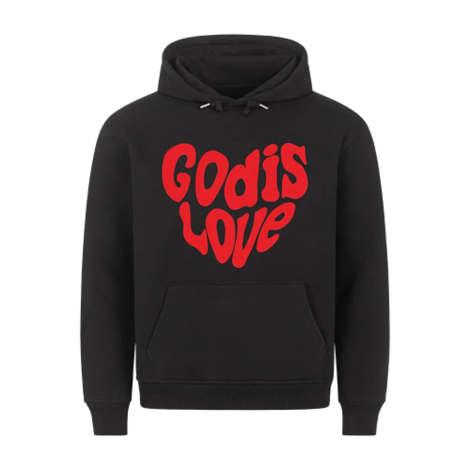 God is love Unisex Hoodie Marketprint