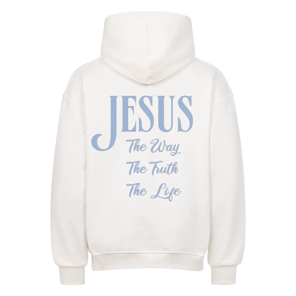 Jesus the way Oversized Hoodie Marketprint