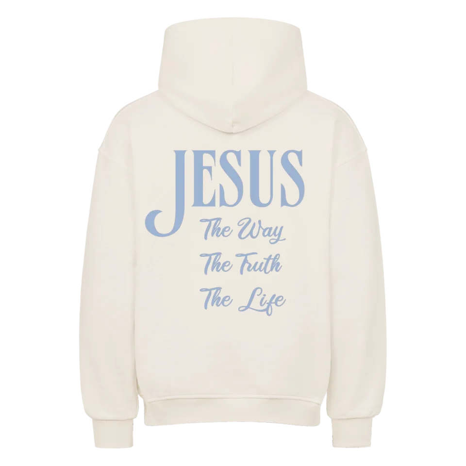 Jesus the way Oversized Hoodie Marketprint