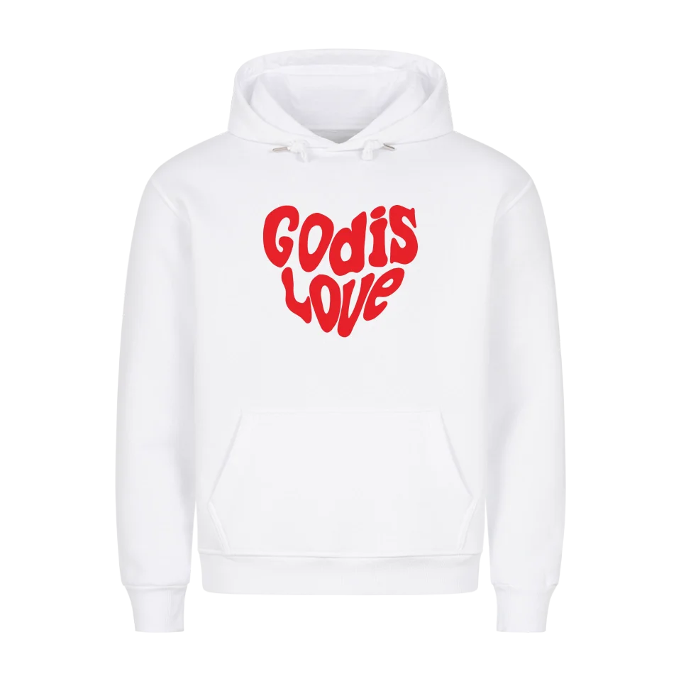 God is love Unisex Hoodie Marketprint