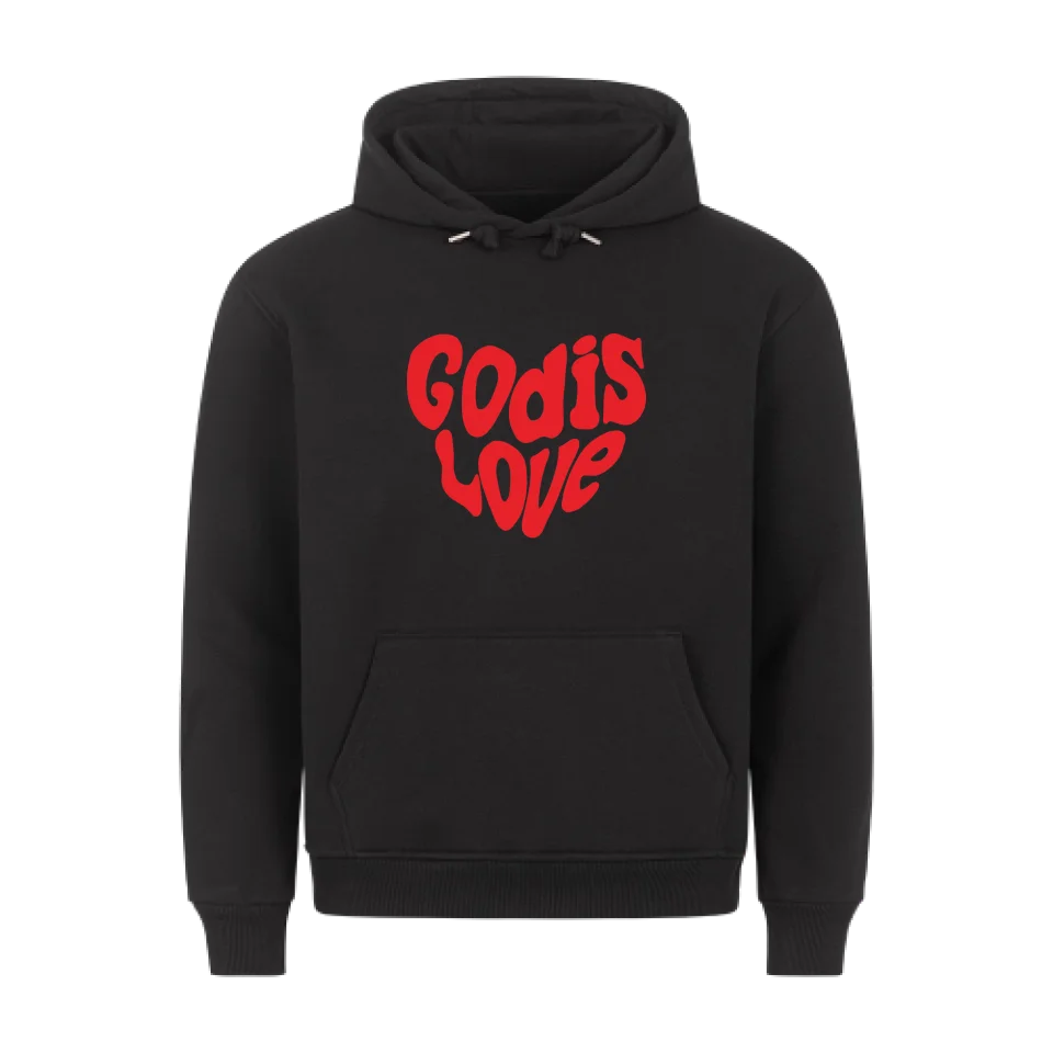 God is love Unisex Hoodie Marketprint