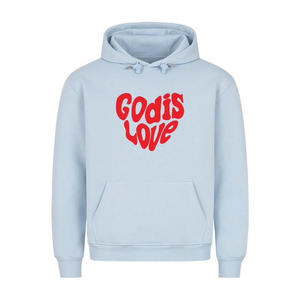 God is love Unisex Hoodie Marketprint