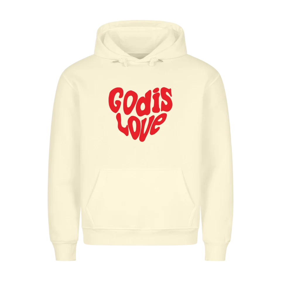 God is love Unisex Hoodie Marketprint