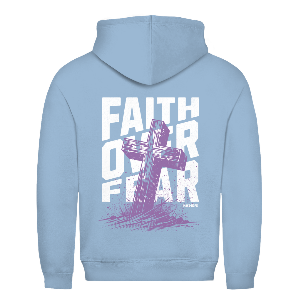 Faith over Fear Backprint Unisex  Hoodie Printegy