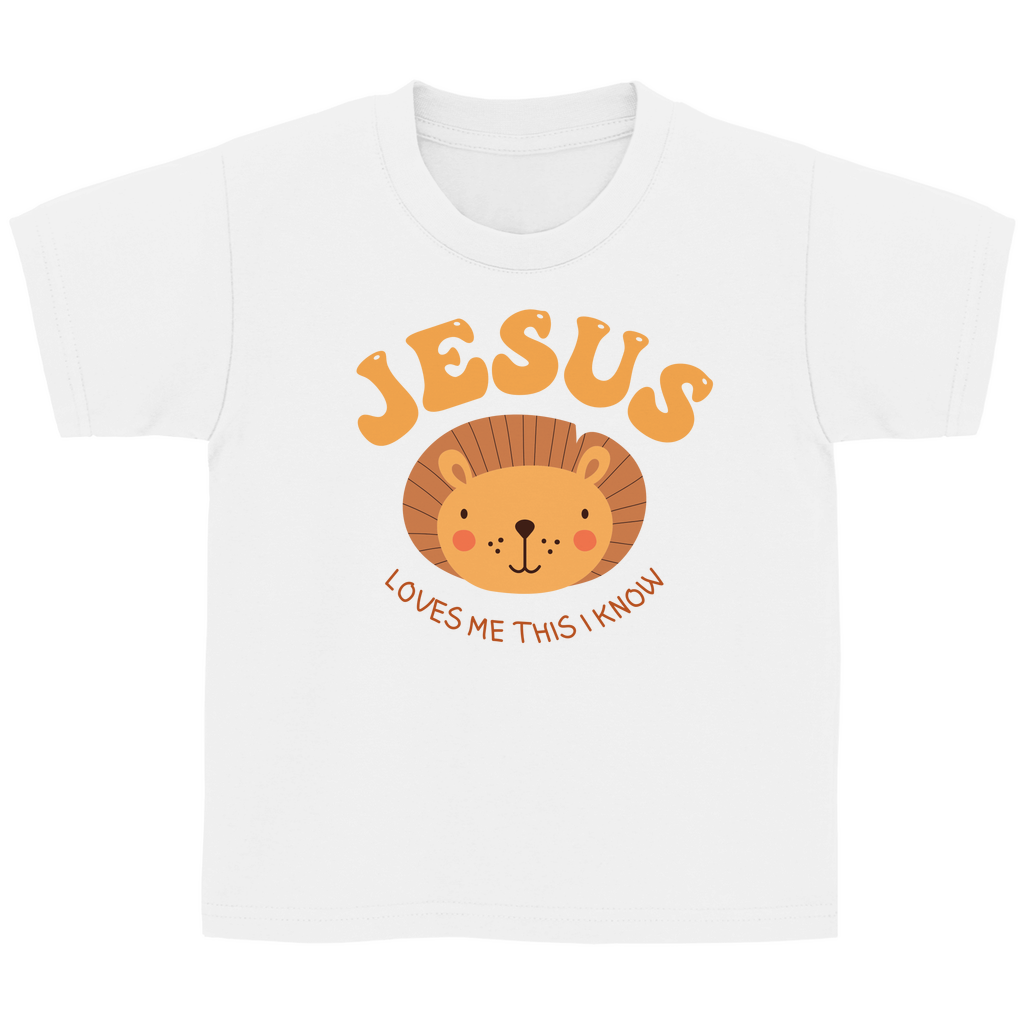 Jesus Löwe Kinder T-Shirt Printegy