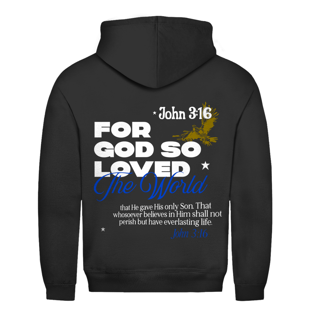 God so loved Hoodie Printegy