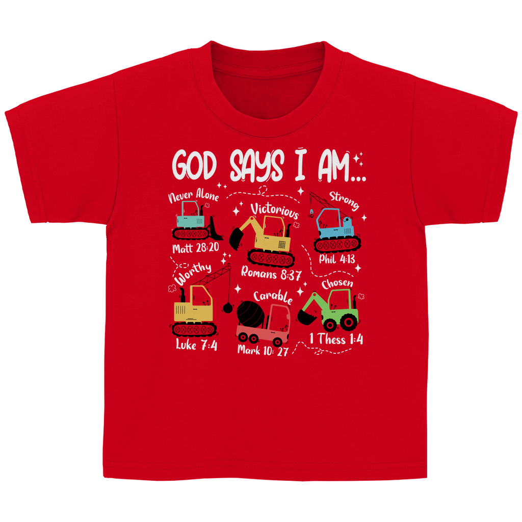 God says Kinder T-Shirt Printegy