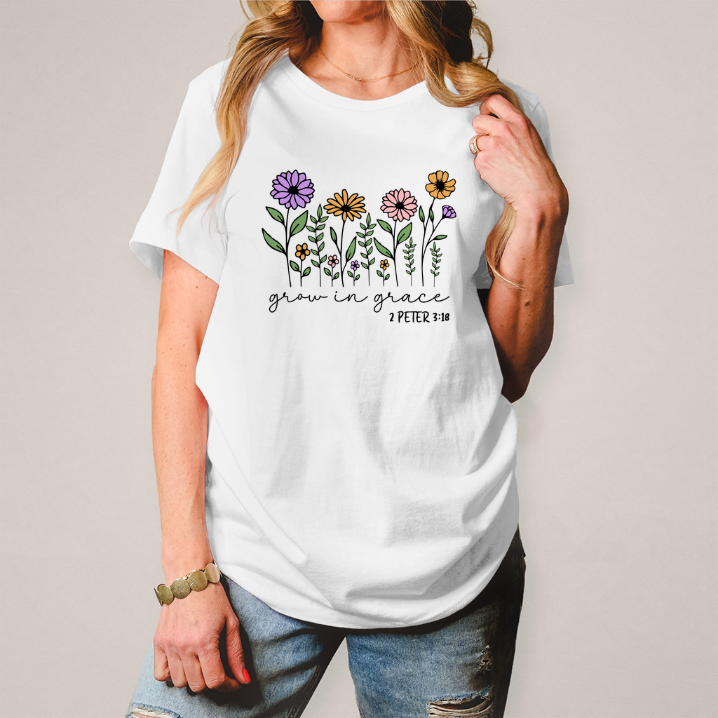 Grow in Grace Frauen Shirt Printegy