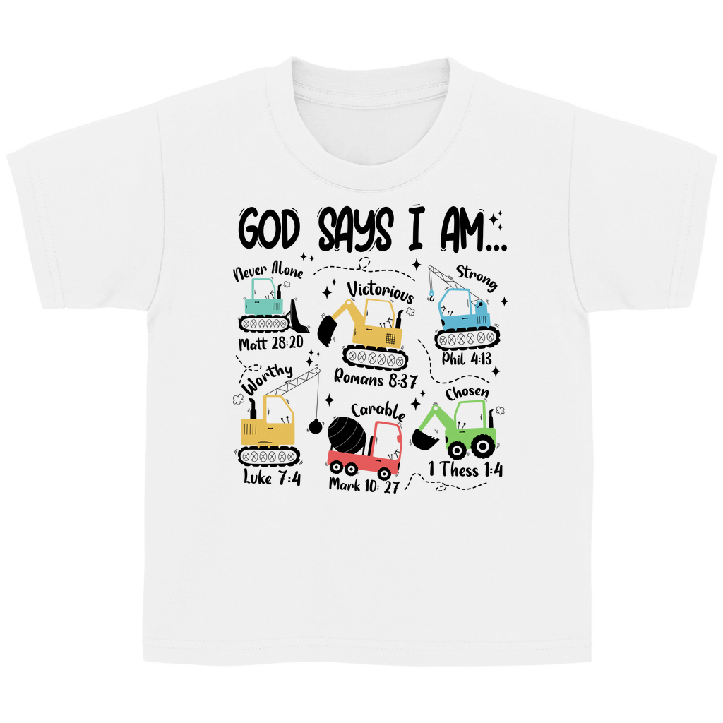 God says Kinder T-Shirt Printegy