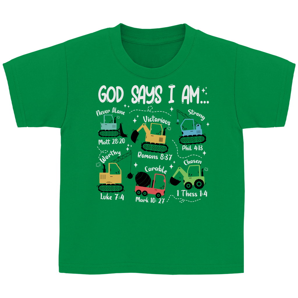 God says Kinder T-Shirt Printegy