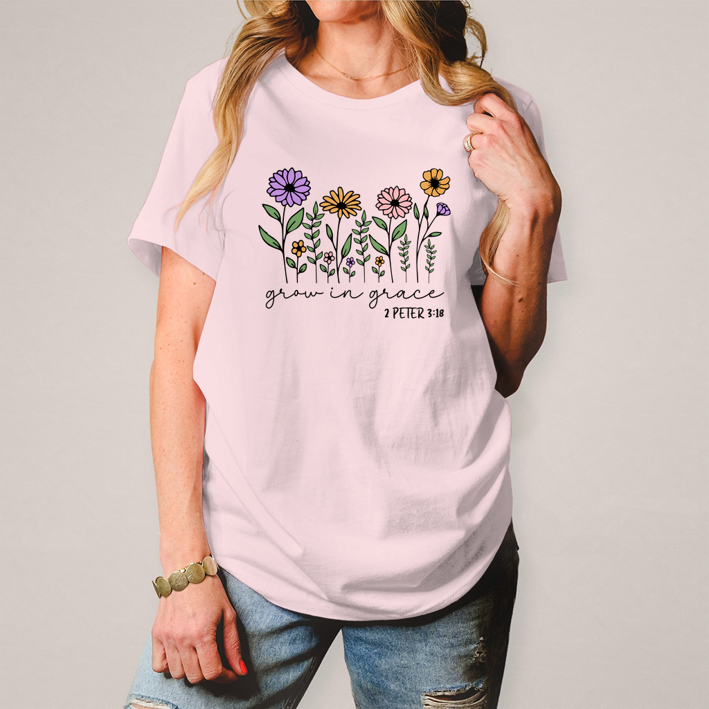 Grow in Grace Frauen Shirt Printegy