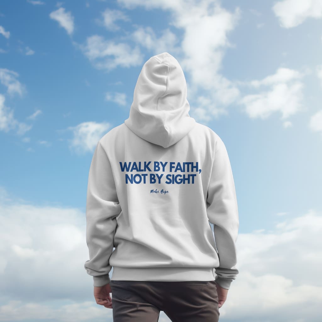 Walk by Faith Unisex Hoodie Marketprint