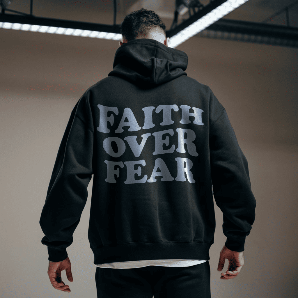 Faith over Fear Hoodie von Make-Hope