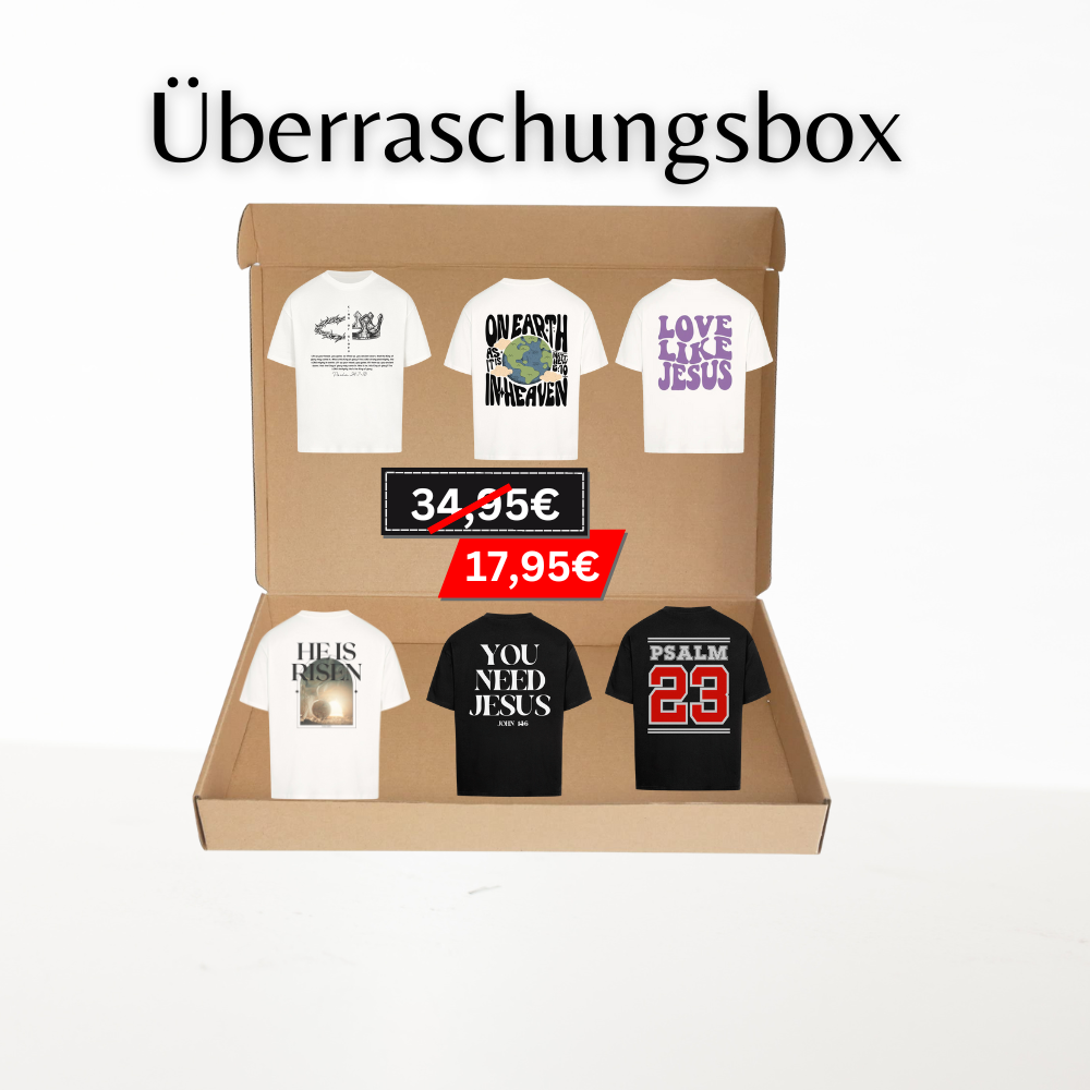 Überraschungsbox Oversized T-Shirts Make-Hope