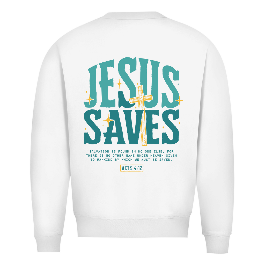 Jesus saves Sweatshirt Printegy