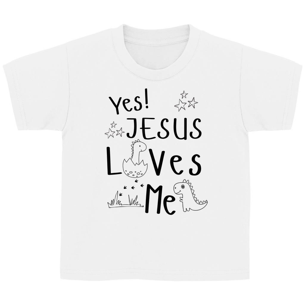 God loves me Kinder T-Shirt Printegy