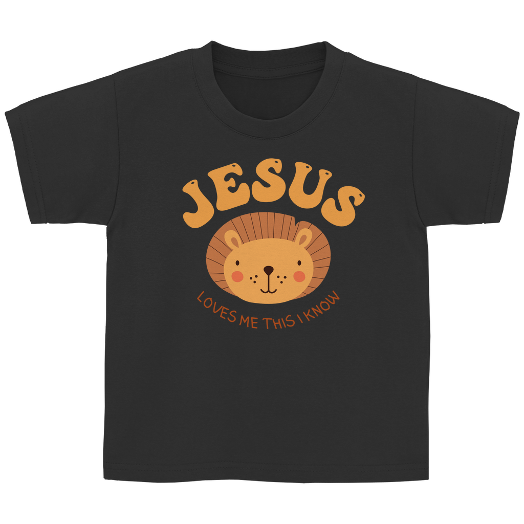 Jesus Löwe Kinder T-Shirt Printegy