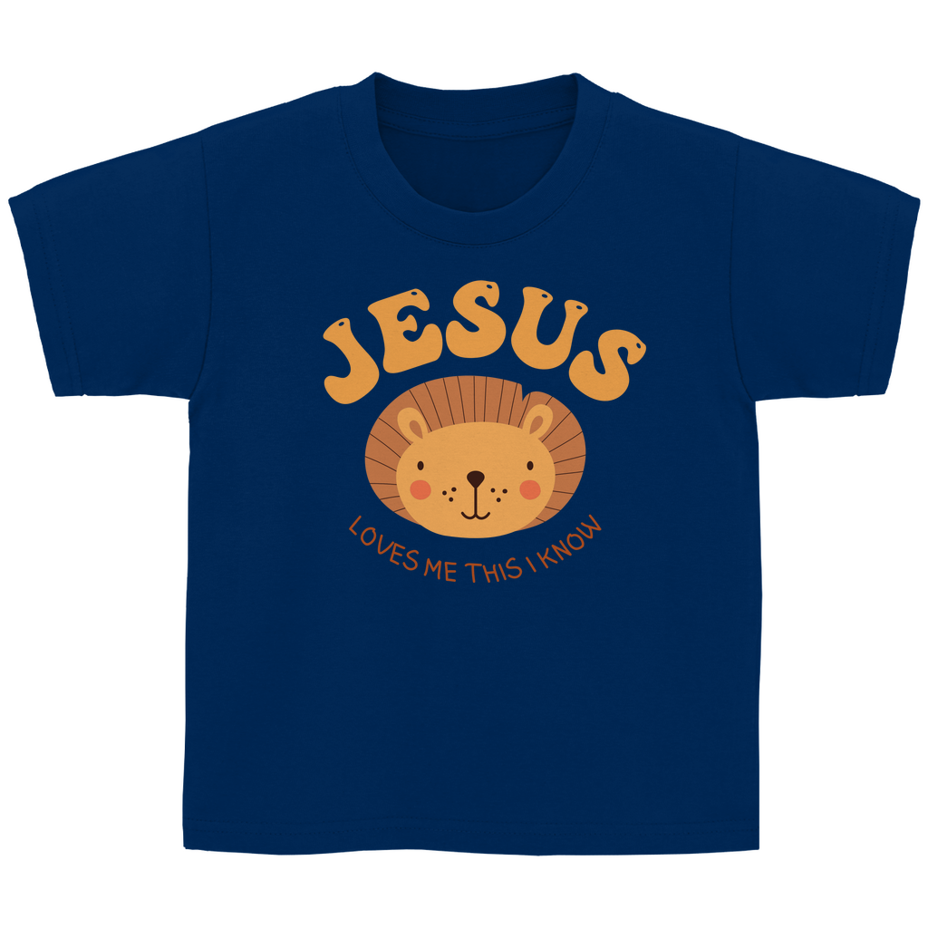 Jesus Löwe Kinder T-Shirt Printegy