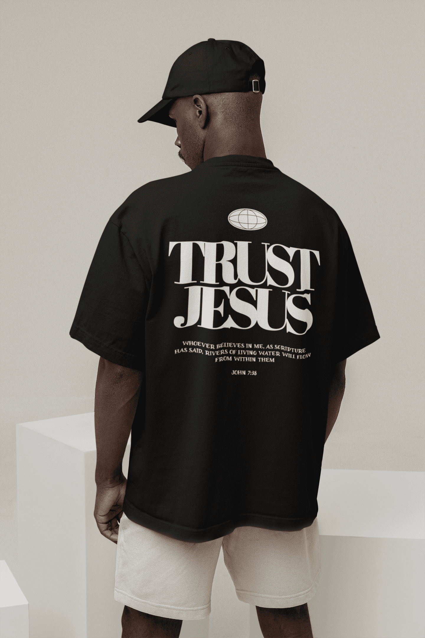 Trust Jesus Oversized Shirt MarketPrint