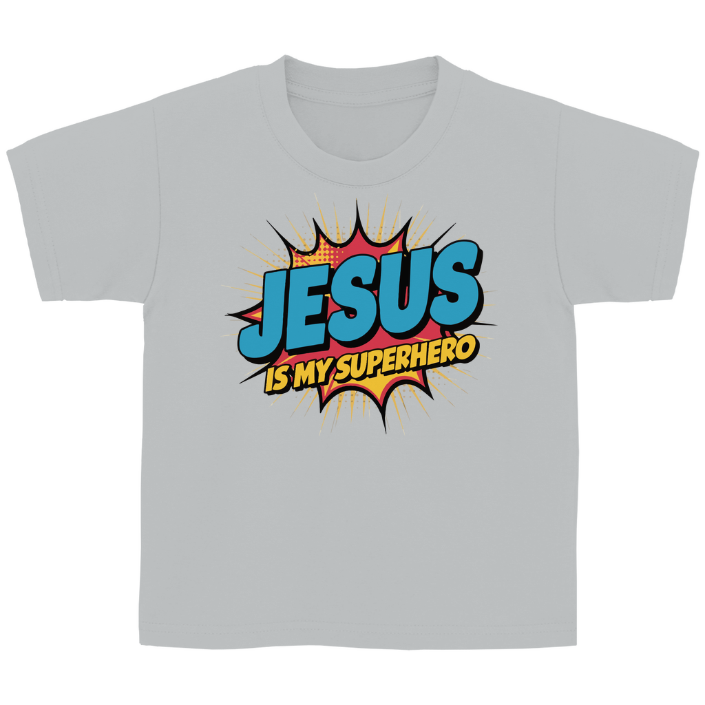 Jesus my Superhero Kinder T-Shirt Printegy