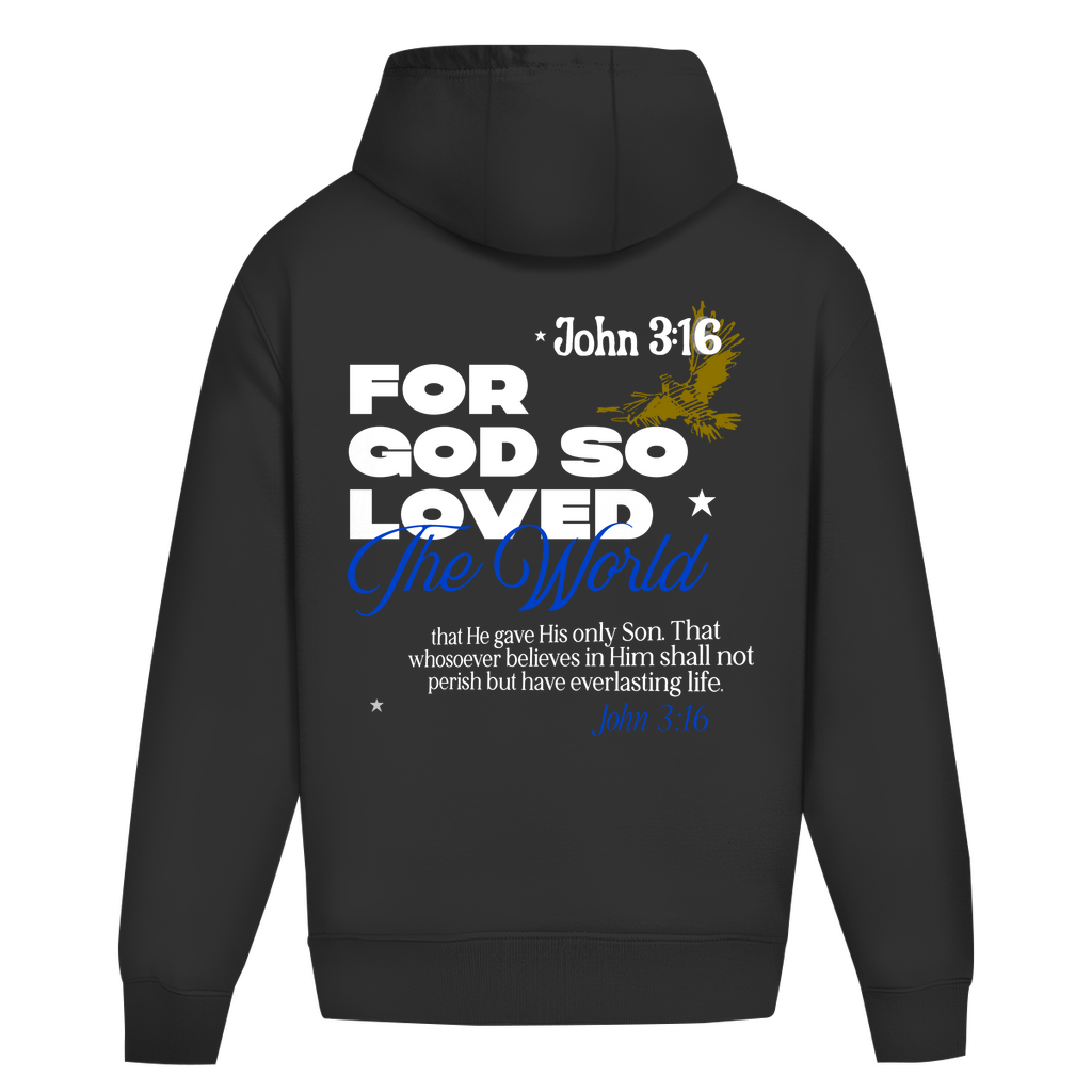 God so loved Oversize Hoodie Printegy