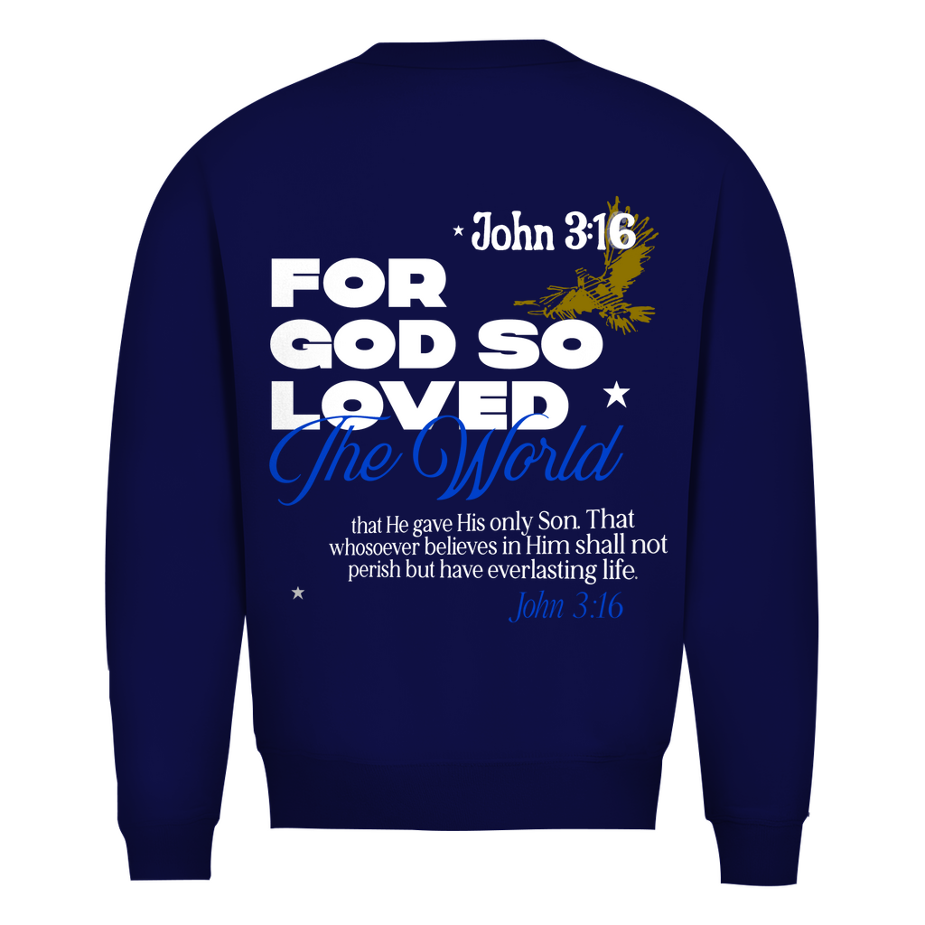 God so Loved Sweatshirt Printegy