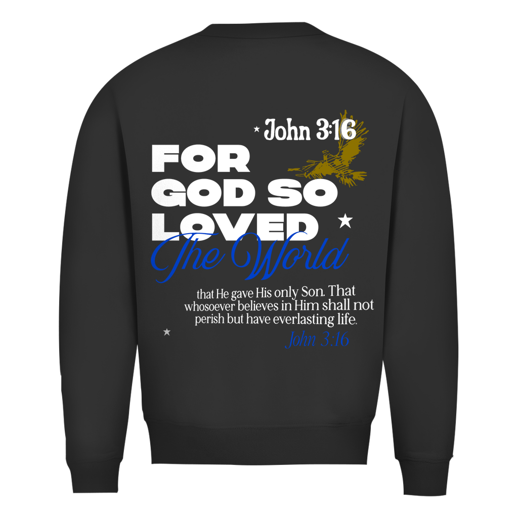 God so Loved Sweatshirt Printegy