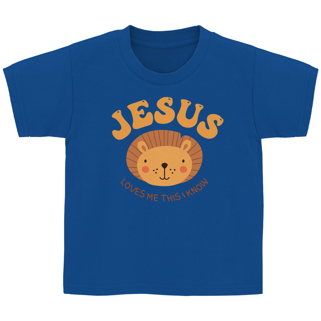 Jesus Löwe Kinder T-Shirt Printegy