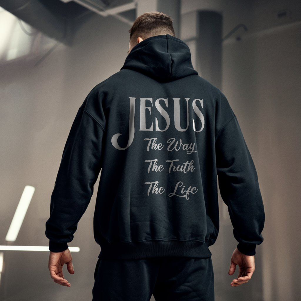 Jesus the way Oversized Hoodie Marketprint