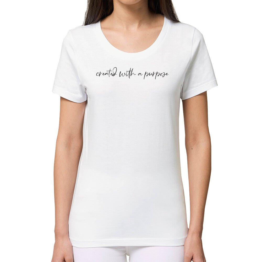 Created with a purpose Frauen Shirt - Make-Hope