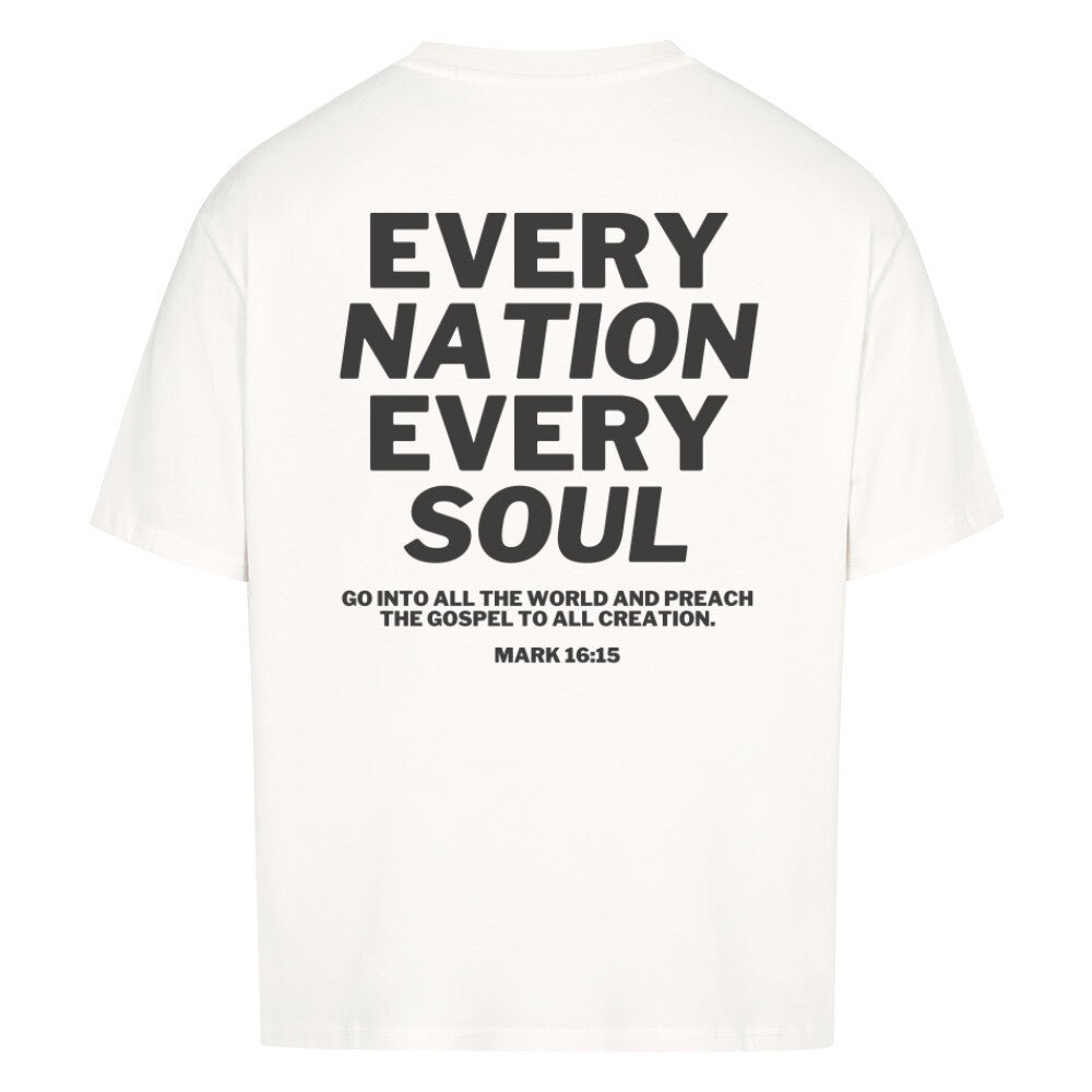 Every Nation Every Soul Oversized Shirt - Make-Hope