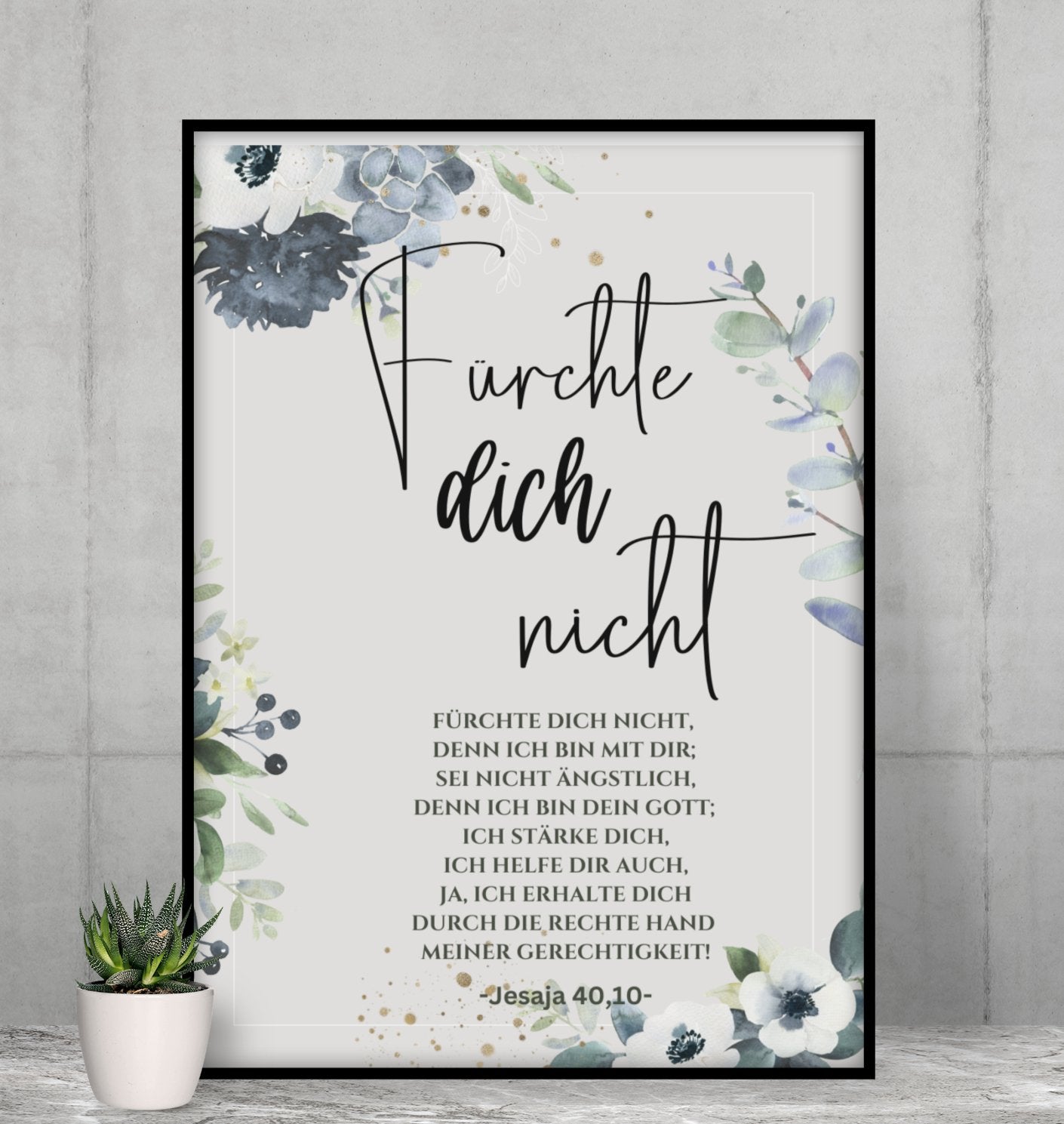 Fürchte dich nicht Bibelvers Posters - Make-Hope